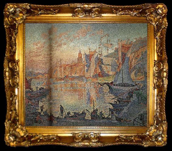 framed  Paul Signac Port, ta009-2